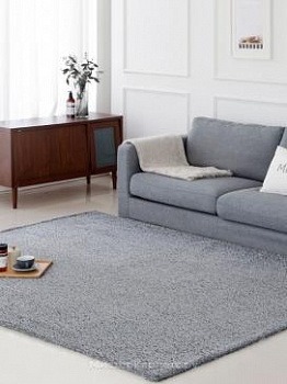 Серый ворсовый шегги ковер Lordliness