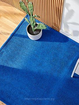 Синиый ковер коротковорсный ковер Century