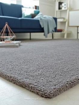 Темно-серый ковер с коротким ворсом Snow