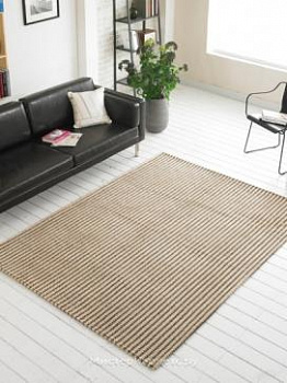 Хаки коричневый коротковорсный ковер Aztec