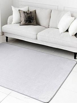 Серый ковер Coomi с коротким ворсом