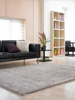 Коричневый ковер с ворсом Crystal