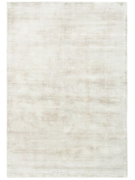 Светло-серый однотонный ковер Tere Silver