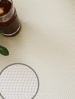 Бежевый ковер из дышащего сетчатого материала Plexus