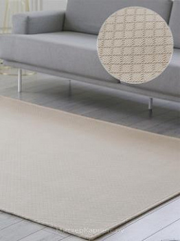 Бежевый безворсовый ковер Lambus