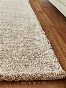 Бежевый ковер с толстым ворсом Glam Cozy