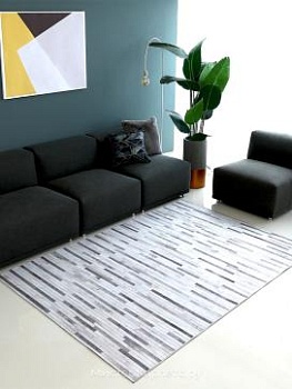 Ковер пэчворк под телячьи шкуры Cowhide