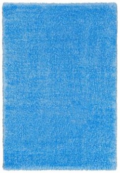 Бирюзовый ковер с длинным ворсом Puffy