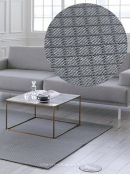 Серый безворсовый ковер Lambus