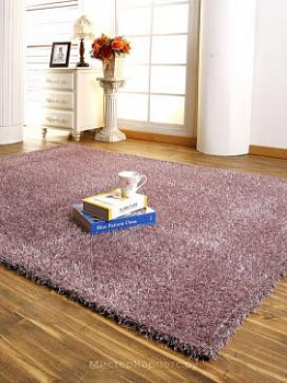 Розовый шегги ковер DFor