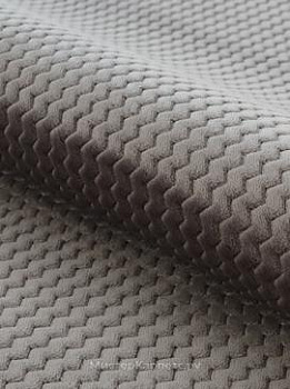 Серый ковер с рельефным зиг загом Flow