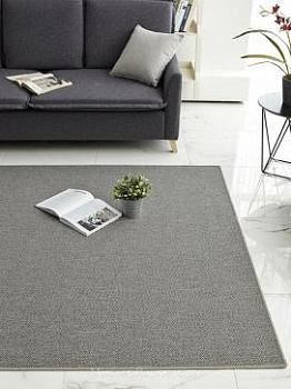 Серый безворсовый ковер Flat