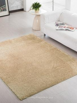 Бежевый ковер с большим ворсом Touch