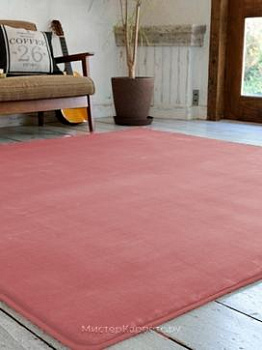 Розовый ковер с коротким ворсом Jper