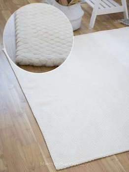 Рельефный ковер Dimanche, слоновая кость