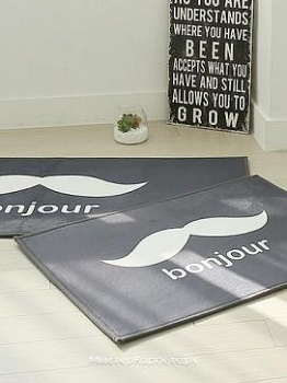 Набор черных ковриков Jour
