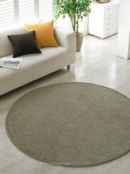 Хаки коричневый ковер с коротким ворсом Stucco