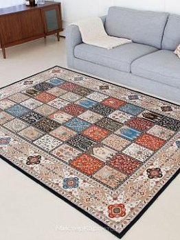 Коротковорсный ковер с узором Katrine