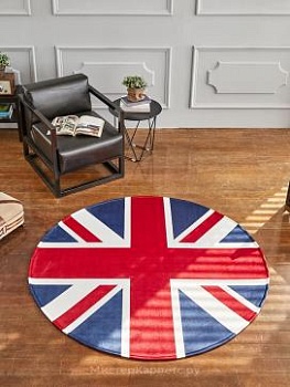 Круглый ковер с флагом Kingdom