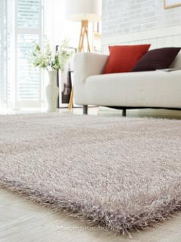 Серый ковер с длинным ворсом Cliff