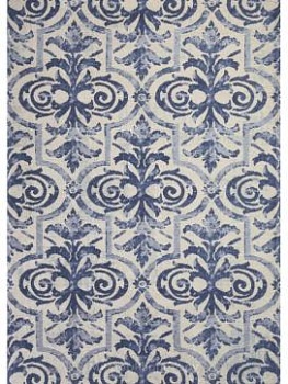 Ковер без ворса с узором Ashiyan Navy