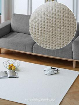 Ковер без ворса Lightness, слоновая кость