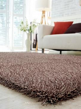 Коричневый ковер с длинным ворсом Cliff
