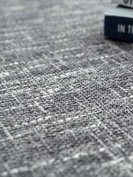 Ковер без ворса в винтажном стиле Plrattan, серый