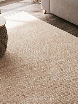 Оранжевый креповый ковер с коротким ворсом Crepe