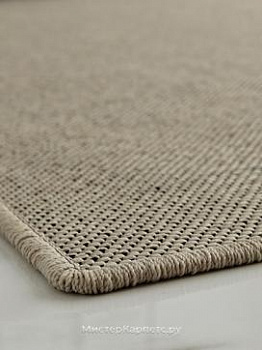 Бежевый безворсовый ковер Flat