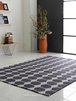 Темно-серый ковер с рисунком Stov