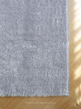 Серый ковер с ворсом Flash