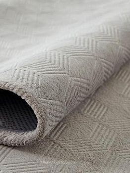 Серый ковер с коротким ворсом Breeze 2