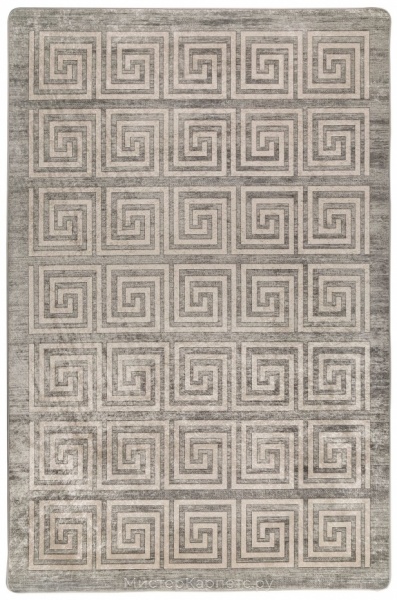Серый ковер без ворса Глория